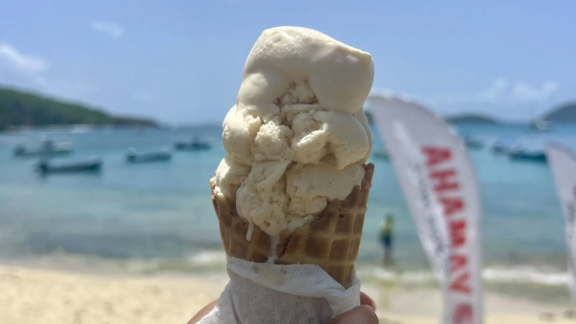 Armstrong's ice cream at the dock in Hullbay during the Northside Fishing Tournament.